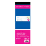 BAZIC Cash Money or Rent Receipt Book, 50 Sets 7 1/2 x 2 3/4 2Part Carbonless, White & Canary, Bound Wraparound Cover (50 Set