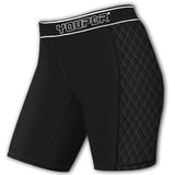 Youper Youth Girls Classic Compression Softball Sliding Shorts, Padded Softball Sliders (Black/White, Small)