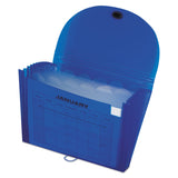 CLine 48315 Specialty Expanding Files, Letter, 13Pocket, Blue