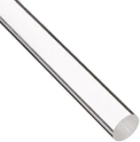 Acrylic Lucite Rod Dowel 5/8(16mm) x 24(610mm) One Rod (Clear)