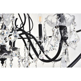 Living District Cordelia 8-Light Transitional Metal Pendant In Black
