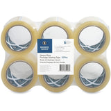 110 yd Length x 1.88 Width 3 Core 1.60 mil Tear Resistant, Split Resistant 6 / Pack Clear32946Office Supplies