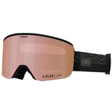 Giro Ella Ski Goggles - Snowboard Goggles for Women - Black Craze Strap with VIVID Rose Gold/VIVID Infrared Lenses