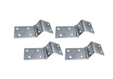 QCAA Heavy Duty Durable Steel Chest Hinge for Box, Door & Cabinet, 1-1/2 x 1.8 mm, Zinc Plated, 4 Pack, Made in Taiwan