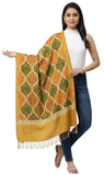 Soul Essence Womens Woollen Kashmiri Embroided Stole (Vch20167, Yellow, Free Size)