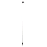Attwood 5110-30-7 Frosted Globe All-Round Pole Light, 30-Inch , Beige