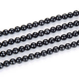Adabele 450pcs Natural Black Jade Healing Gemstone 4mm (0.16 Inch) Small Faceted Round Loose Beads Gem Stone Spacer for Jewelry 