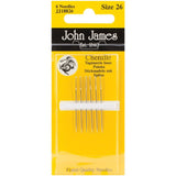 Chenille Hand NeedlesSize 26 6/Pkg