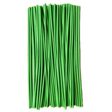 Green tubular flower stems wrap, used to thicken artificial flower stems, DIY wedding bouquet (Green 5MM50PCS)