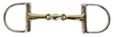 CHALLENGER English Riding Double Jointed D-Ring 6 Mouth Dog Bone Snaffle Horse Bit 35568D