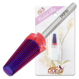 PANA 3/32 Shank 5-in-1 Nail Carbide Bit - (Triple Coarse - Fine Grit, Purple) - Two Way Rotate use for Both Left and Right Hande