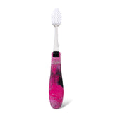 RADIUS Toothbrush Tour Travel Brush, Desert Rose, BPA Free and ADA Accepted, Designed to Improve Gum Health and Reduce The Risk 