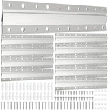 French Cleat Picture Hanger 10inch,Wall Mounting Brackets Cleat Picture Hanger Kit Z Bar Clips for Hanger Supports 100lbs,Z Brac