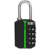 UP Security Combo Lock for Gym Locker, 4 Digit Combination Locks for Locker, Travel Suitcase Luggage Padlock, Pad Lock with Code