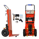 RXFSP Electric Stair Climbing Dolly, 1200W Powered Electric Stair Climbing Hand Trucks Dolly Cart for Moving, 880lb Capacity Hea