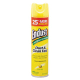 Diversey CB508171 Endust MultiSurface Dusting and Cleaning Spray, Lemon Zest, 6/Carton