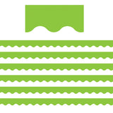 Teacher Created Resources Lime Scalloped Border Trim, 35 Feet Per Pack, 6 Packs