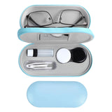 MUDOR 2 in 1 Contact Lens Case, Double Sided Contact Lens Travel Kit Includes Remover Tool with Tweezers,Dual Use Design for Con
