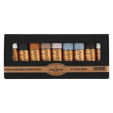 Charvin Extra Fine Professional Oil Paint Set for Artists, Snow Landscape - Bonjour Set of 9, 20 ml Tubes, Finely Milled, Non-Ye