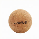 Heavenglow Solid Cork Massage Ball Natural TanBrown Textured Massage Ball Muscle Tension Release Personal Care Tool Deep Tissue