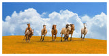 Herd Of Wild Horses-Paper Art-50,,X26,,