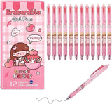 KRySt Retractable Gel Pens 0.5 mm Smooth Writing Erasable Pens for Kids (Boys & Girls), QuickDry Blue Ink, School & Office St