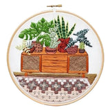 Zoomella Stamped Embroidery Kit With Pattern Cross Stitch Crafts Pot Plant Ec008Crafts|Needlecrafts & Yarn|Embroidery & Cross 