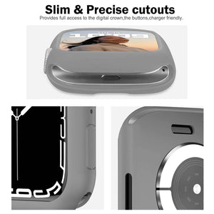 BOTOMALL Compatible with Apple Watch Bumper Case 40mm Series 6 5 4 SE Soft Flexible TPU Thin Lightweight Protective Cover for iW