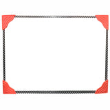 Yajnas Non Magnetic 8 Inch X11 Inch Double Sided White Board And Chalk Board Both Side Writing Boards, One Side White Surface An