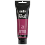 Liquitex BASICS Acrylic Paint, 118ml (4oz) Tube, Quinacridone Magenta