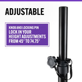 All-Aluminum Speaker Stand Pak With Draw String Bag