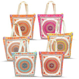 AT Ankit Traders Multipurpose Gift Wrap bag for Women | Mandla Art Print for Wedding & Parties | Compact & Lightweight (Mandla A