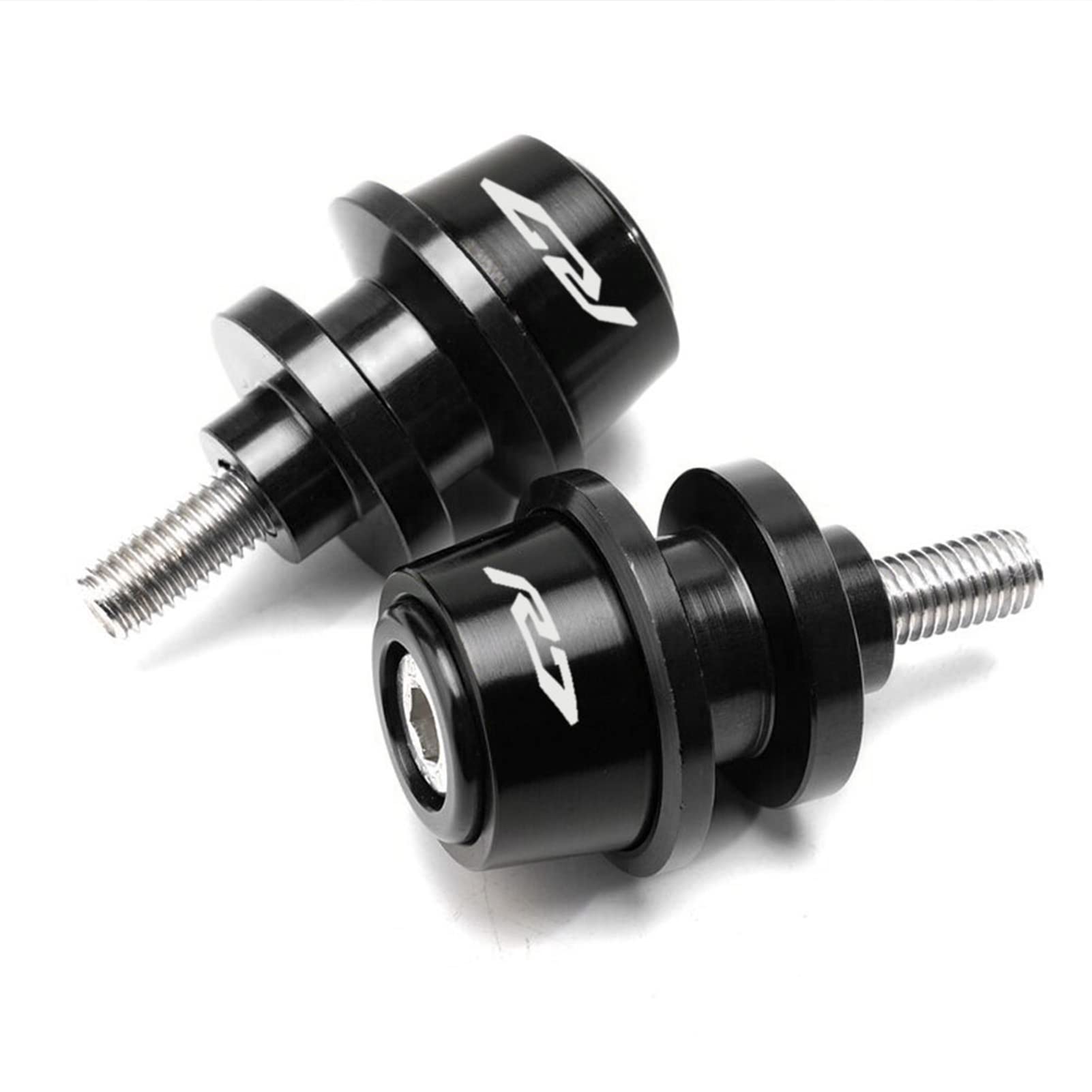 Mowok Swingarm Spool Slider Fits For Yamaha R7 Yzfr7 Yzf R7 2021 2022 Motorcycle Accessories Stand Screws (Black)