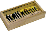 Flexcut RG100 Carving Tools, HighCarbon Steel, Deluxe Power Gouge Tools, Set of 12