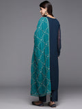 Libas Women'S Georgette Kurta Sets (48088_Navy Navy Blue 2Xl