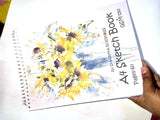 SUKECHI A4 Sketchbooks, Spiral bound A4 Size, Fine Grade Sheets 150 gsm 30 Sheets