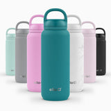 Ello Cooper Twist 32oz Stainless Steel Water Bottle with Chug Lid | Leak Proof | Double Walled and Vacuum Insulated | Built in C