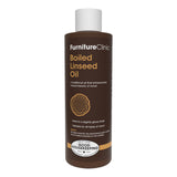 Furniture Clinic Boiled Linseed Oil | 250ml / 8.5 Fl Oz | Refined Oil for Wood Furniture, Stone & Metal | Fast Drying Glossy Fin