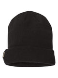 Dri Duck 12 Basecamp Performance Knit Beanie - Black, One Size
