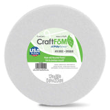 FloraCraft CraftFoM Disc 1.2 Inch x 8.8 Inch White
