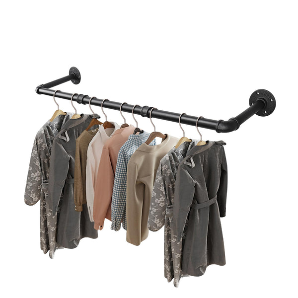 Livabber Industrial Pipe Clothes Rack, Heavy Duty Detachable Iron Garm ...