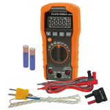 Klein Tools MM400 Multimeter, Digital Auto Ranging, AC/DC Voltage, Current, Capacitance, Frequency, DutyCycle, Diode, Continuit