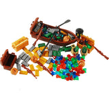 BAENRCY 160pcs Pirate Building Blocks Sencery Accessories Treasure Chest Set Building Bricks Kit DIY Building Set Compatible All