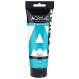 AUREUO Turquoise Acrylic Paint, 4 Fl Oz / 120ml Single Tube, Rich Pigment Art Craft Paints for Canvas, Rocks, Wood, Ceramic, Fab