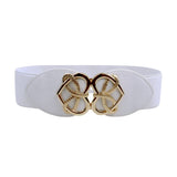 Redhorns Elastic Fabric Waist Belt For Women Dresses Floral Design Stretchy Ladies Belt For Saree Girls Jeans Free Size (Ld18J