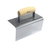 Bon 12411 Step Tool Outside 8in. X 4in. 1/2in. Radius 4in. Lip Wood Handle