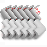 12Pack Corner Protectors Baby Proof, Furniture Corner and Edge Safety Bumpers, Soft Rubber Foam Cushion Covers, 3M Taped Corner
