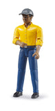 Bruder bworld 60022 Man with Dark Skin/Blue Jeans Toy Figure