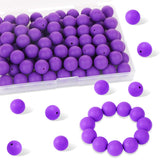 CCOZN 80 Pcs Silicone Focal Beads 15mm Silicone Beads for Pens Rubber Loose Beads for Keychain Making Round Silicone Beads Bulks