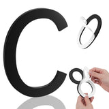 5 Inch Self-Adhesive House Numbers - Acrylic Modern Address for Outside Black Mailbox, Home, Apartments, Office, Hotel Room - Ea